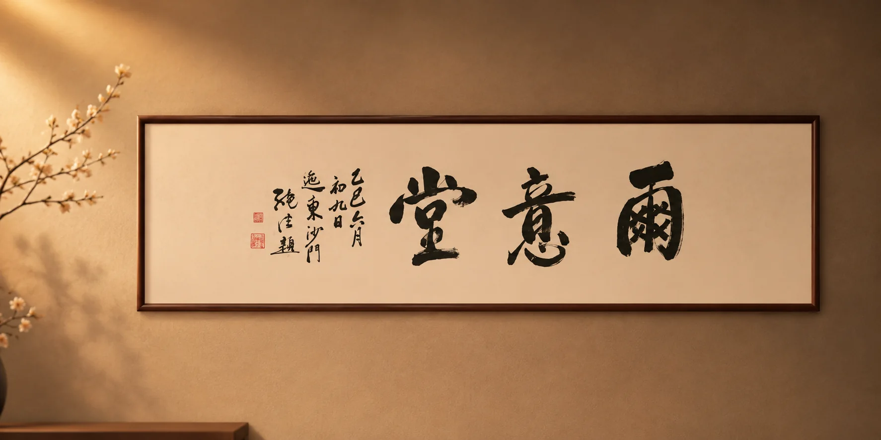 尔意堂中医馆品牌匾额